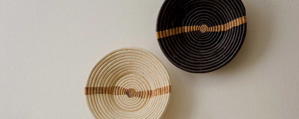 Handwoven baskets by Fair Trade artisans