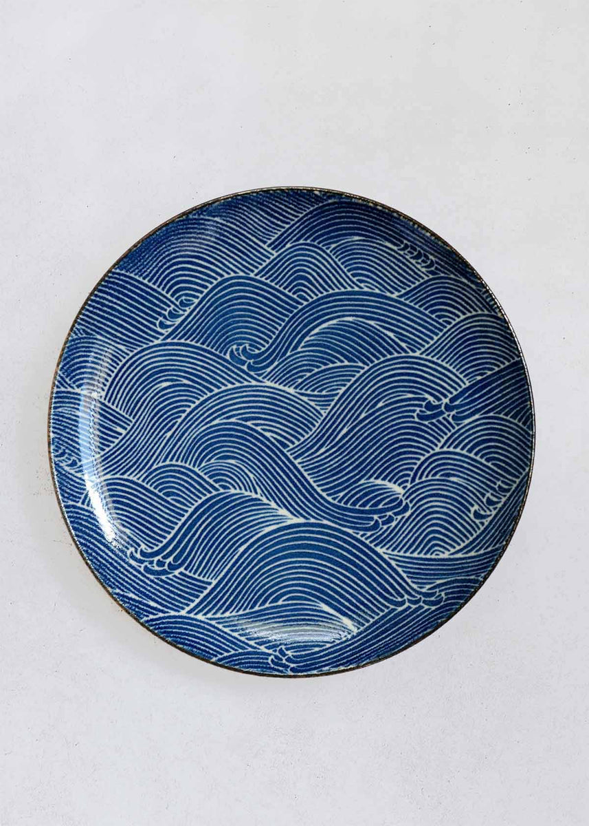 Showa Seito Aranami Dinner Plate – Minzuu