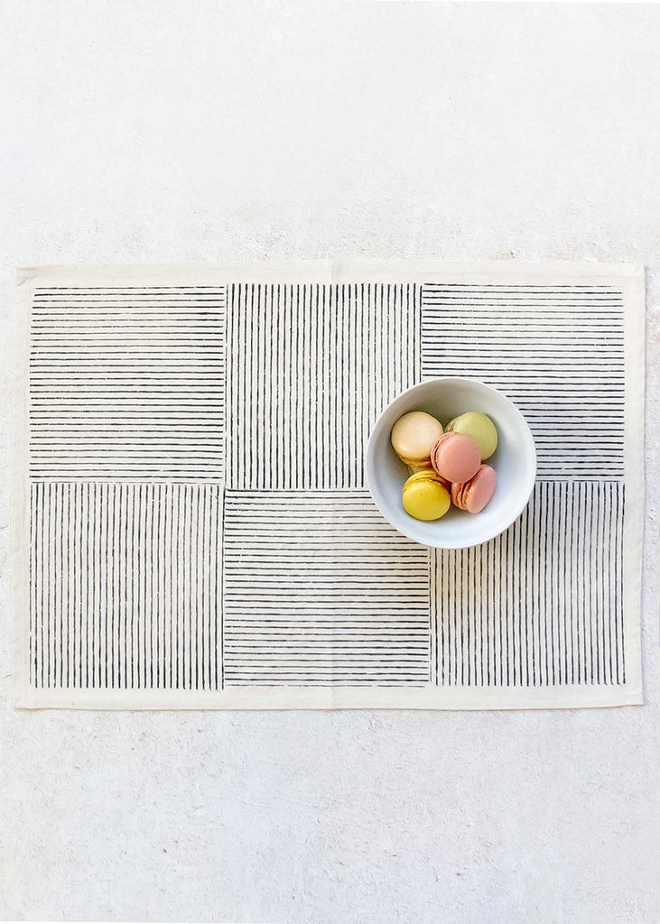 Sustainable Threads Villa Block Printed Cotton Placemat
