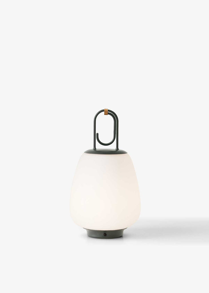 &Tradition Lucca LED Portable Table Lamp, Moss