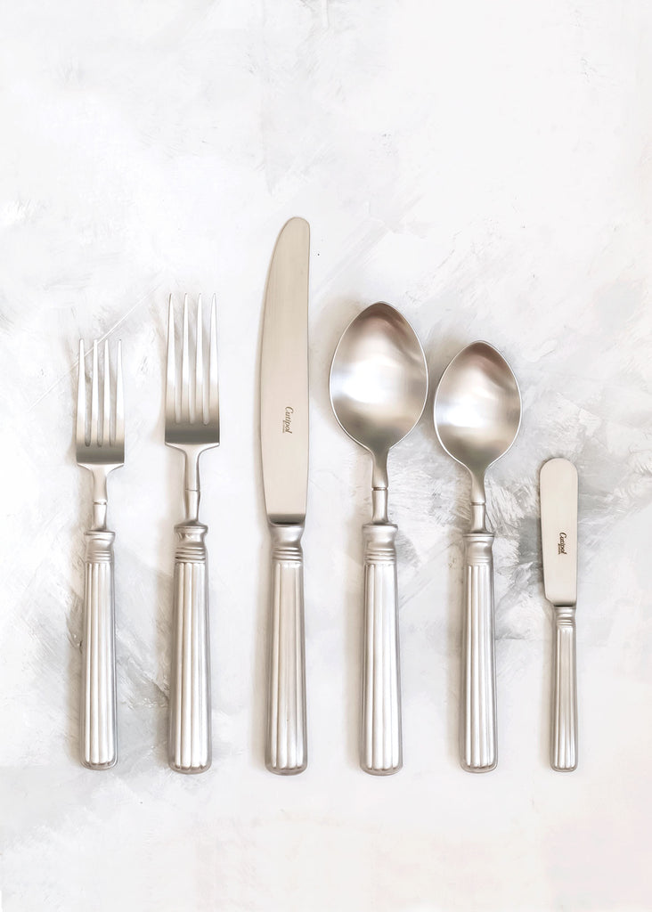 Cutipol Line 5pc Place Setting, Brushed Steel