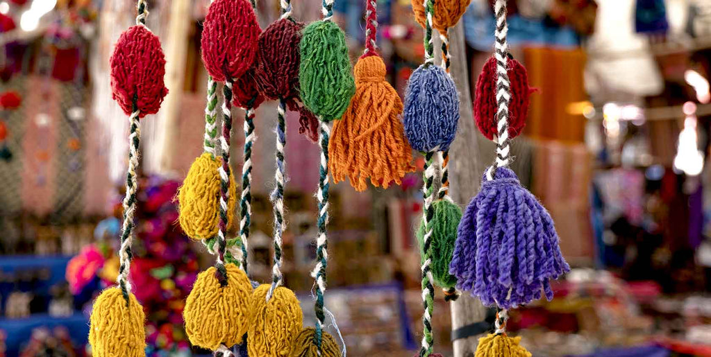 Peruvian Pom Poms