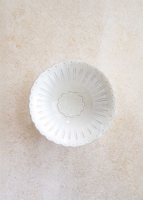 Arte Italica Bella Bianca Beaded Cereal Bowl