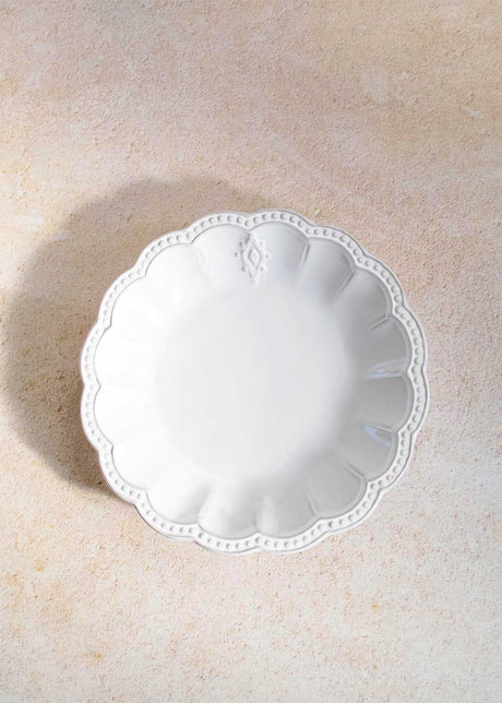 Arte Italica Bella Bianca Medallion Pasta Soup Bowl