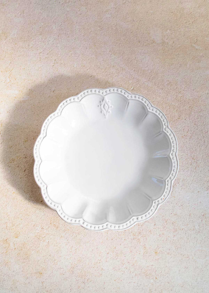 Arte Italica Bella Bianca Medallion Pasta Soup Bowl
