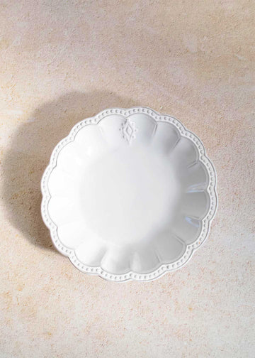 Arte Italica Bella Bianca Medallion Pasta Soup Bowl