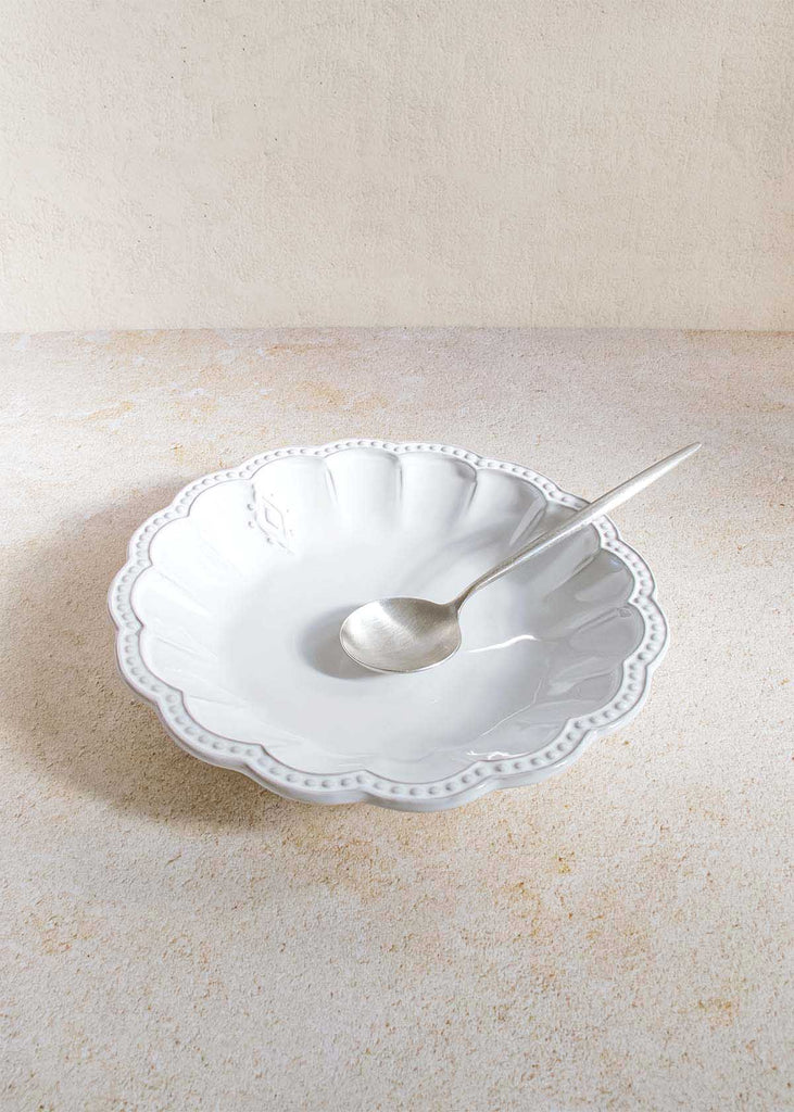 Arte Italica Bella Bianca Medallion Pasta Soup Bowl