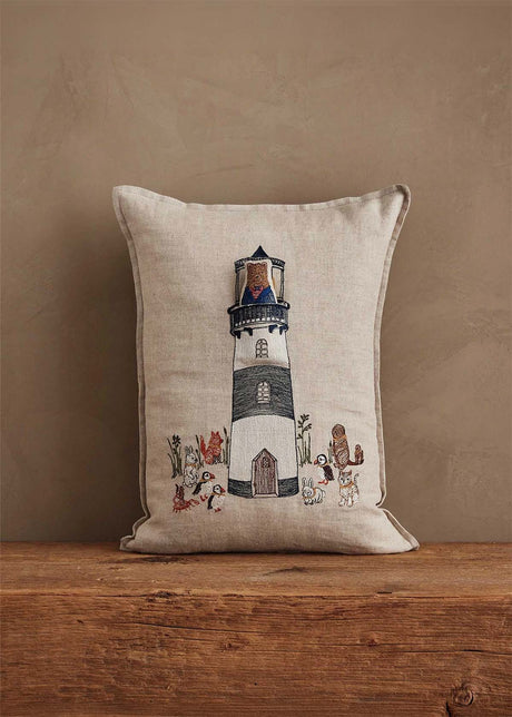 Coral & Tusk Lighthouse Friends Pocket Pillow