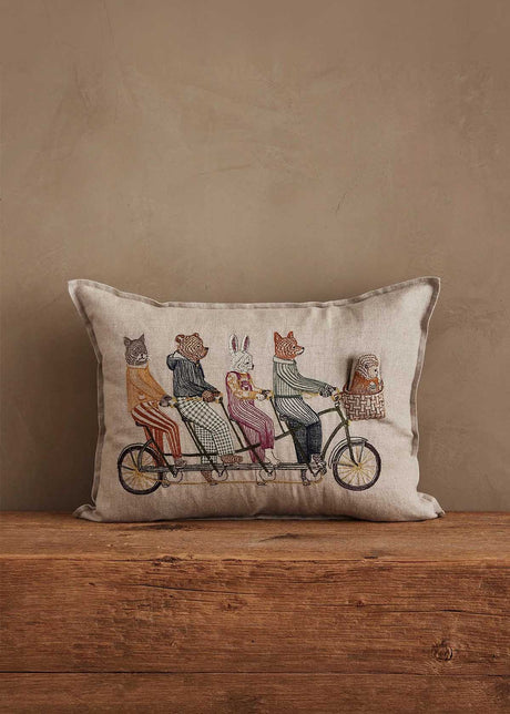 Coral & Tusk Tandem Bike Pocket Pillow