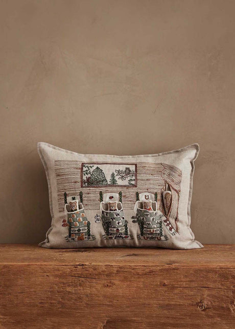 Coral & Tusk Three Little Bears Pocket Pillow
