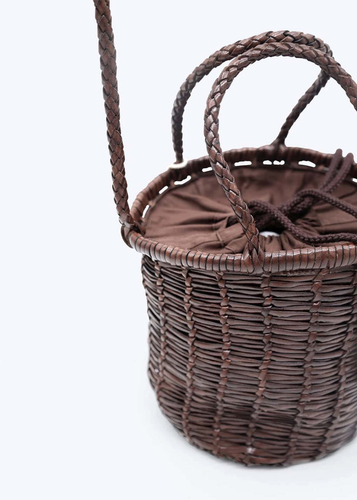 Dragon Diffusion Lina Mini Bucket, Dark Brown