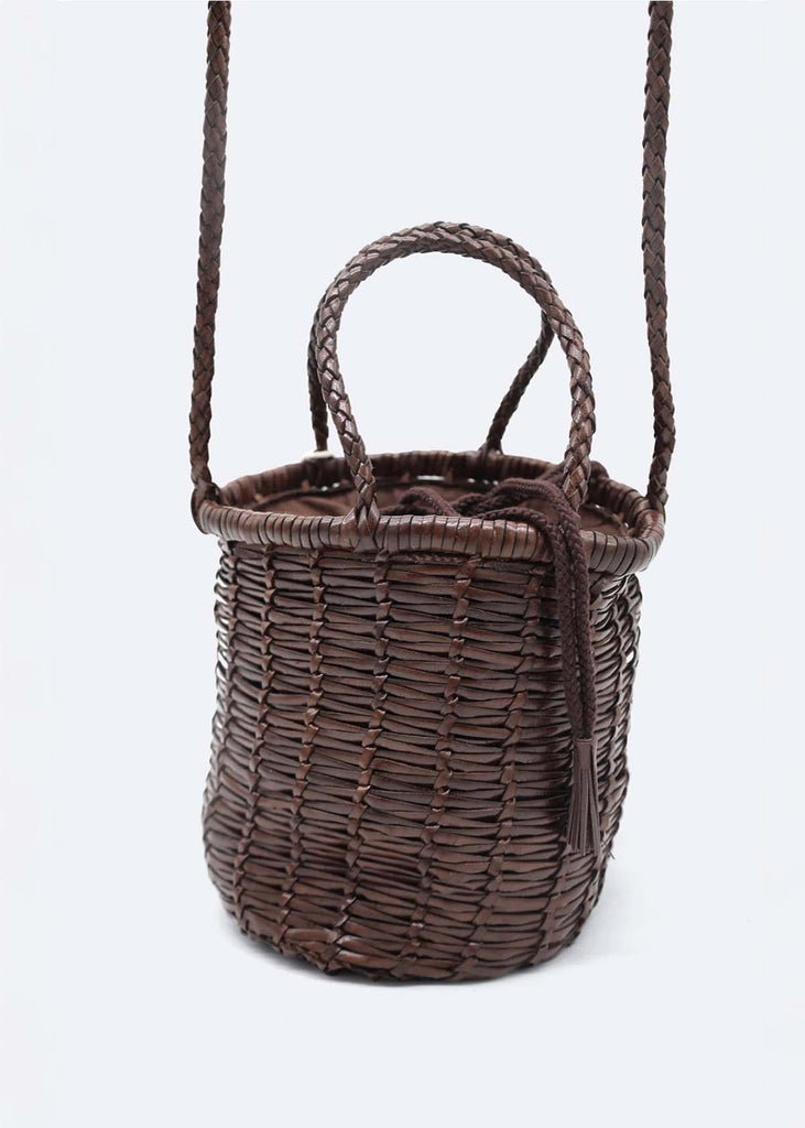 Dragon Diffusion Lina Mini Bucket, Dark Brown