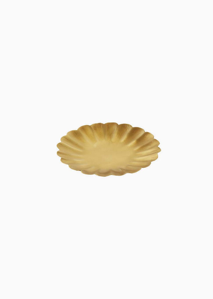 Fog Linen Work Brass Petal Tray Small