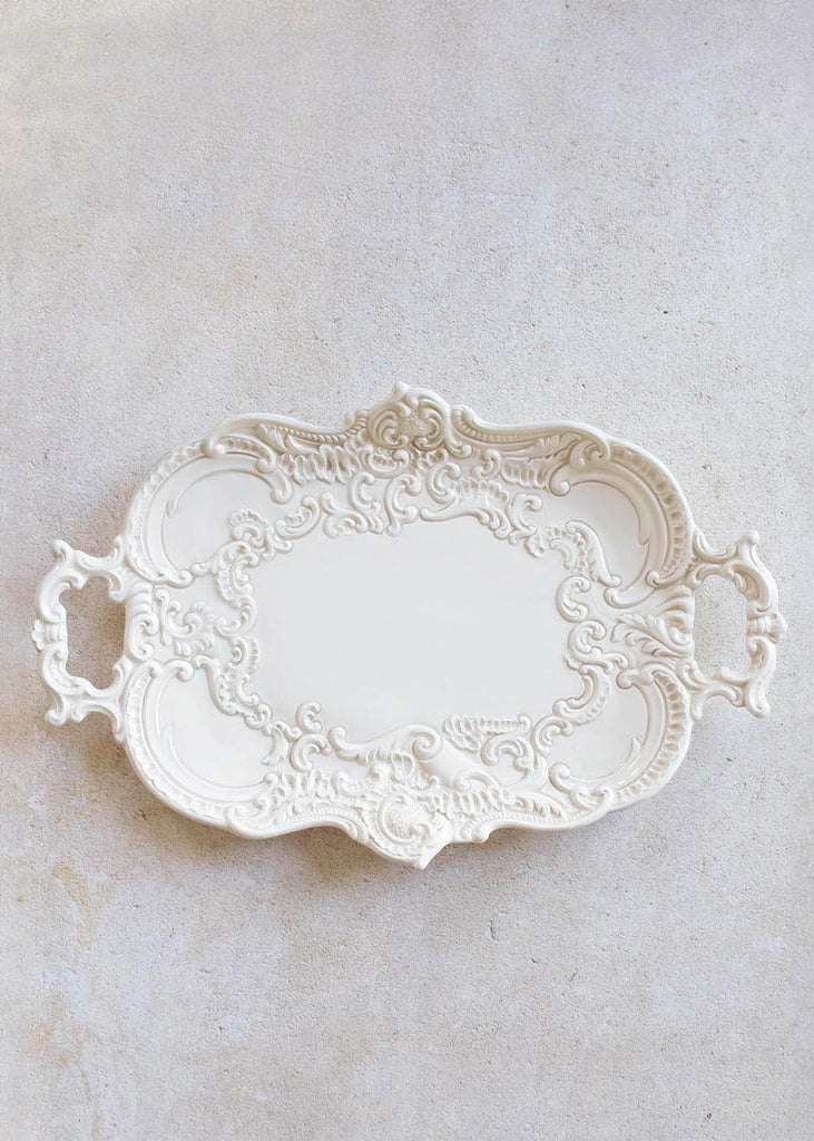 Arte Italica Finezza Baroque Tray, Cream