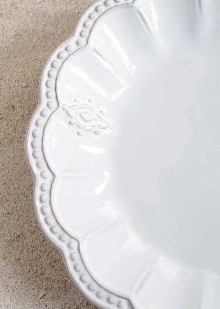 Arte Italica Bella Bianca Medallion Pasta Soup Bowl