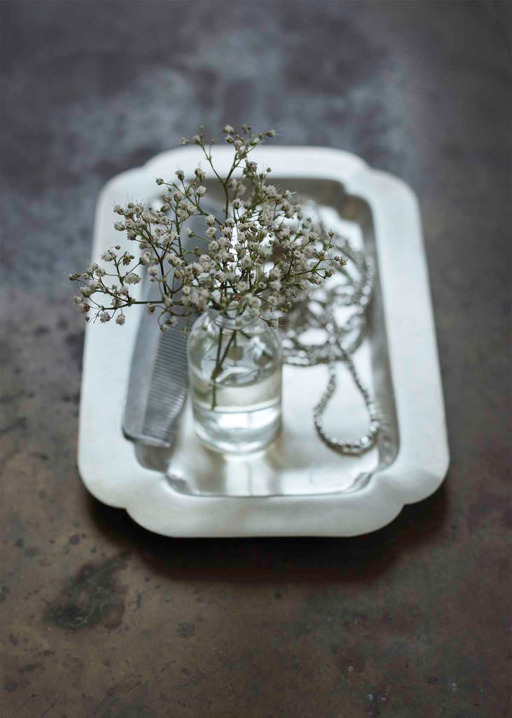 Fog Linen Work Silver Plated Tray