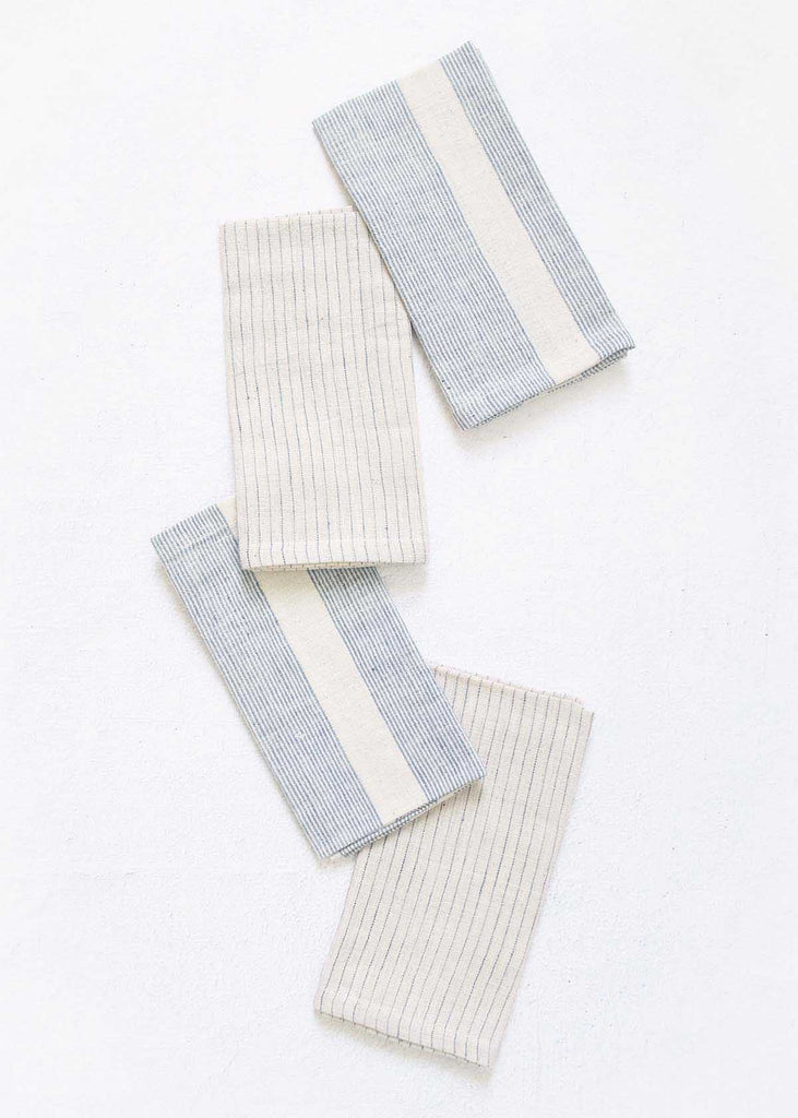 Organic Cotton Napkin in Mixed Stripes