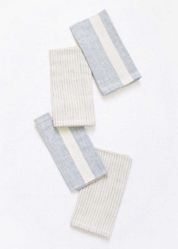 Organic Cotton Napkin in Mixed Stripes