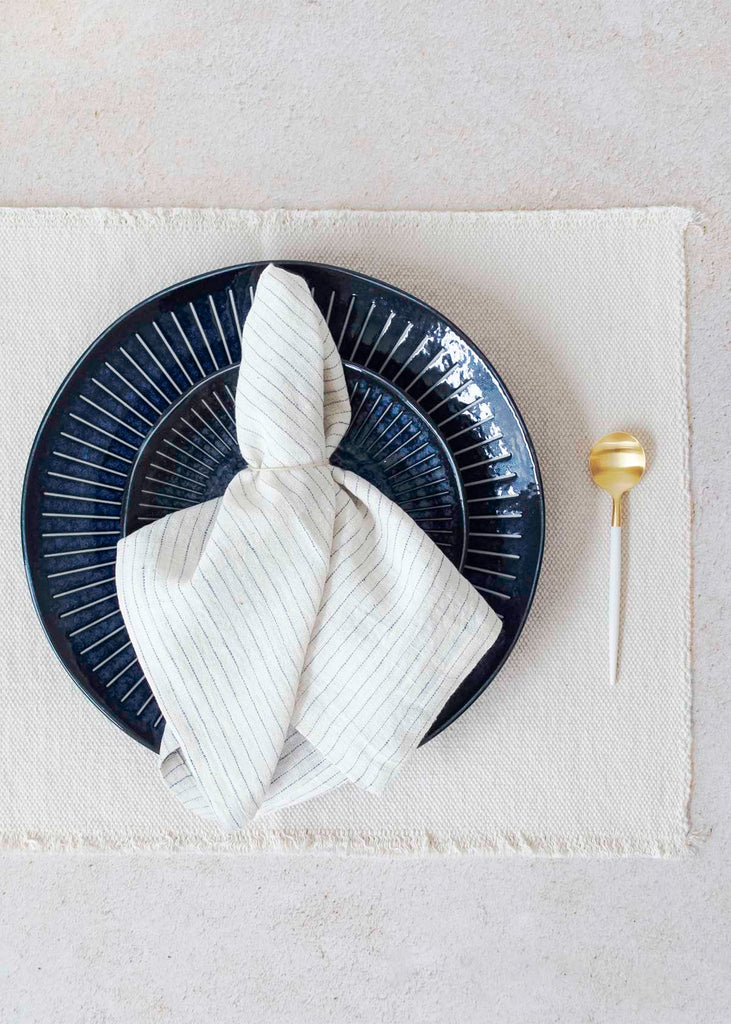 Organic Cotton Napkin in Mixed Stripes