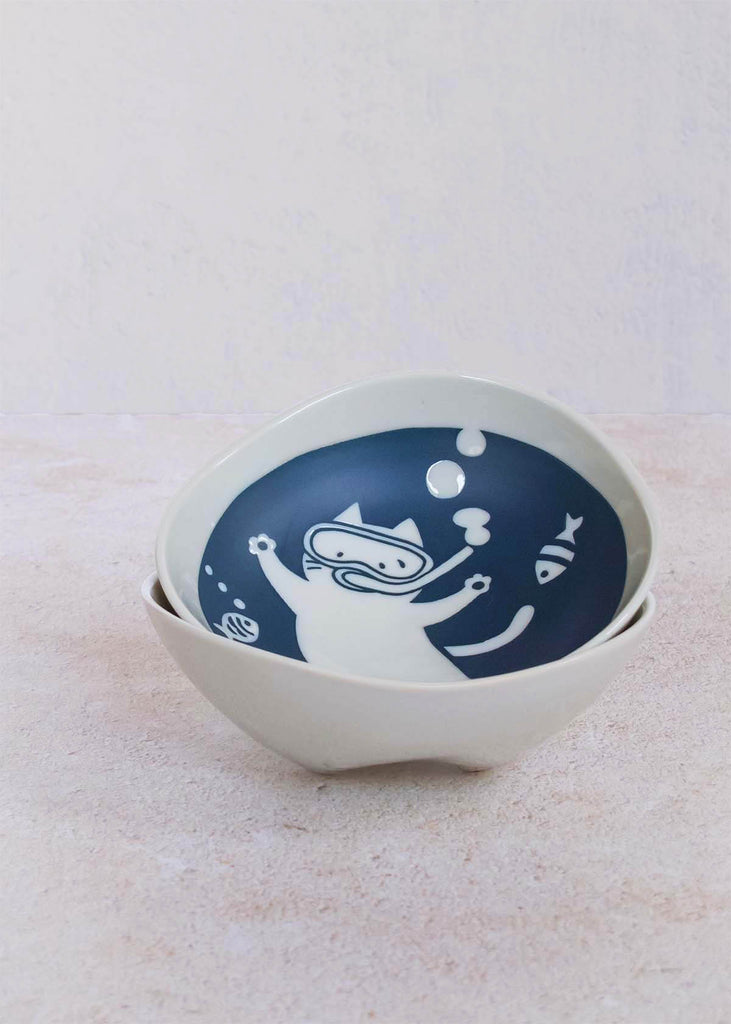 Scuba Cat 5" Bowl