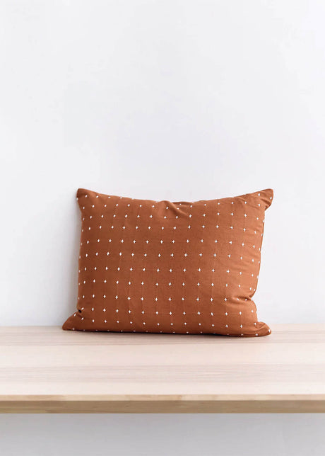 Anchal Cross-Stitch lumbar pillow