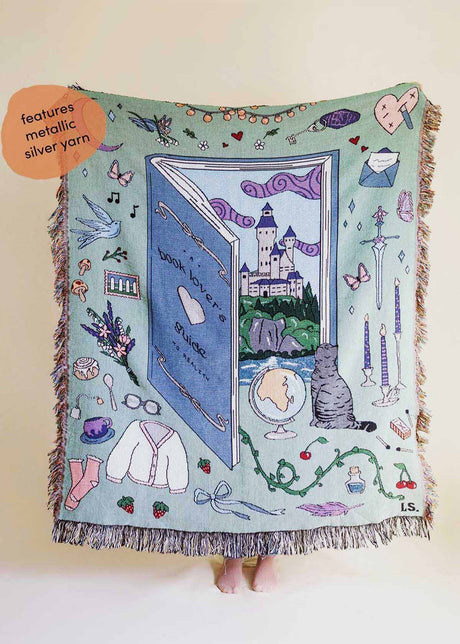 Lindy Stark Designs Book Lover Blanket