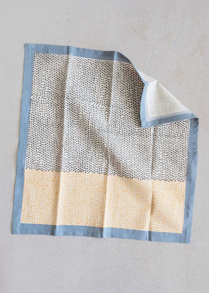 Polka Dots Block Printed Napkin