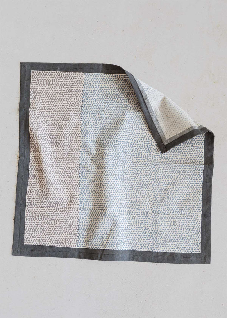 Polka Dots Block Printed Napkin