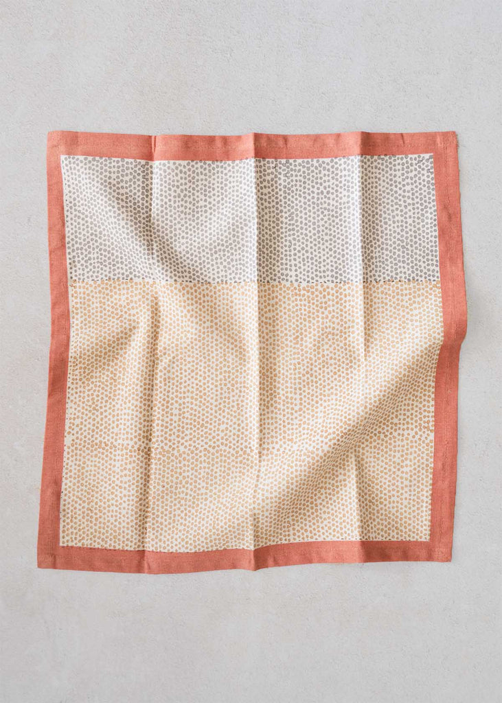 Polka Dots Block Printed Napkin