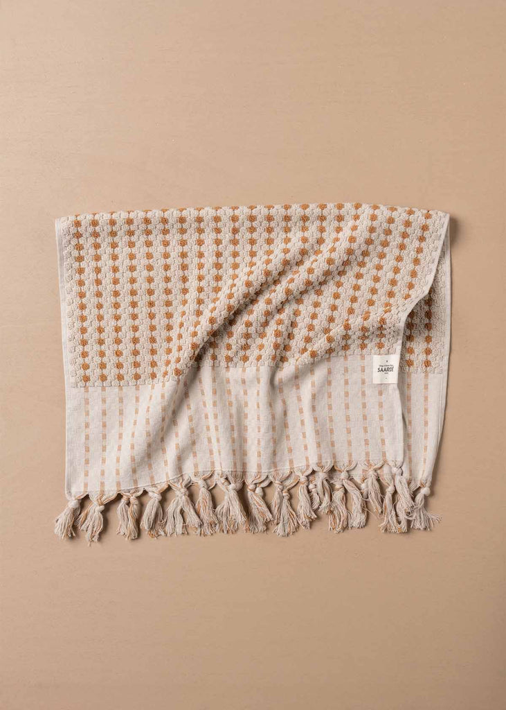 Saardé Chickpea Bath Collection, Stone/Terracotta