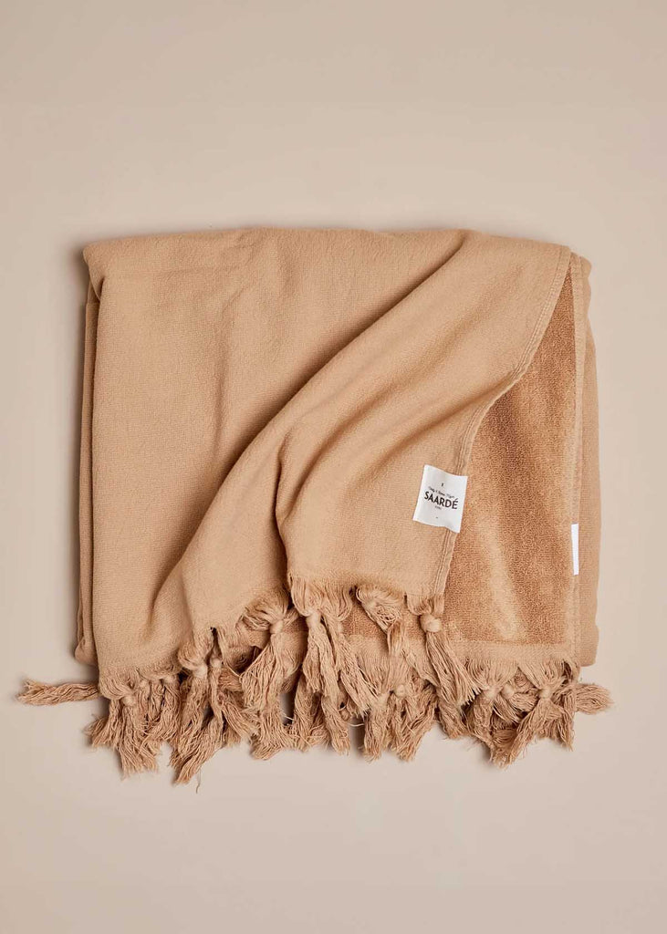 Saardé Vintage Wash Bath Sheet Nutmeg