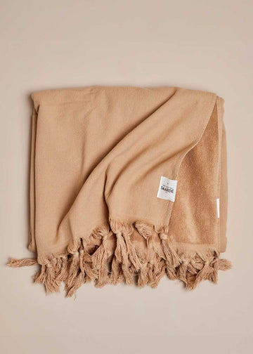 Saardé Vintage Wash Bath Sheet Nutmeg