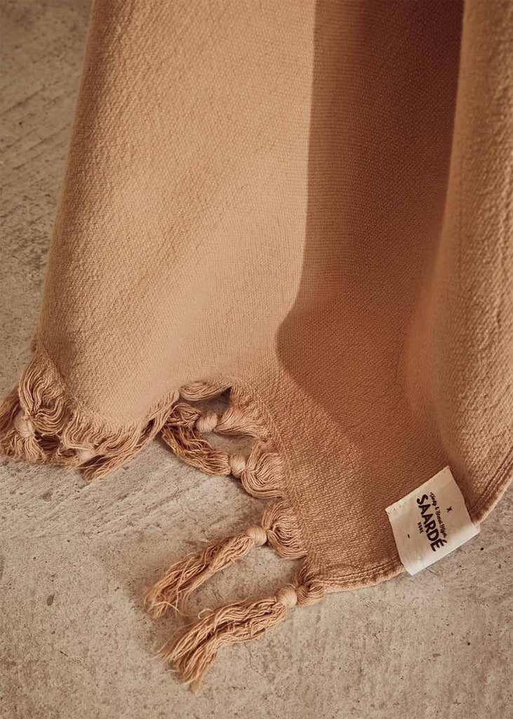 Saardé Vintage Wash Bath Sheet Nutmeg