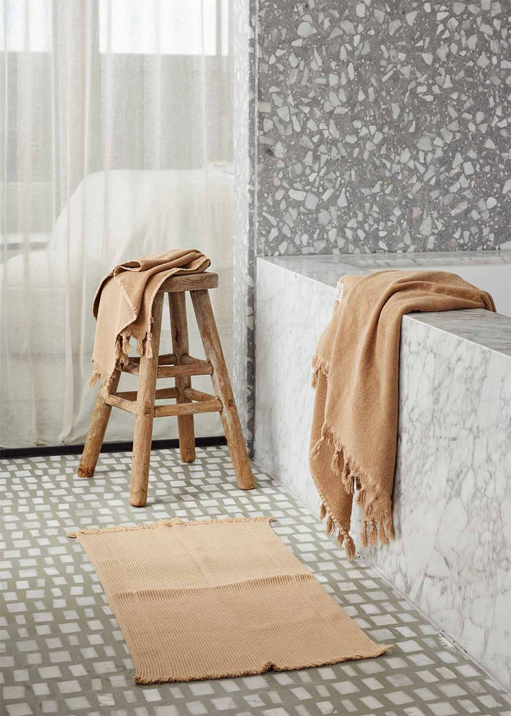 Saardé Vintage Wash Bath Sheet Nutmeg