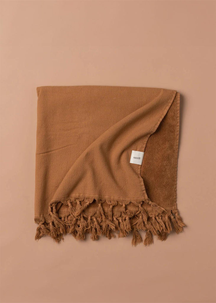 Saardé Vintage Wash Towel Terracotta