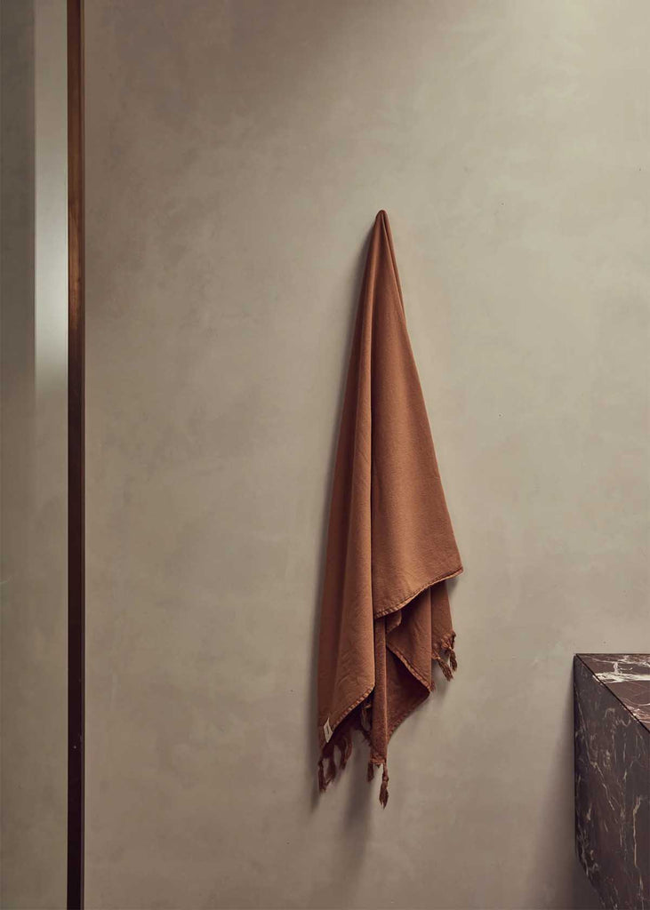 Saardé Vintage Wash Towel Terracotta