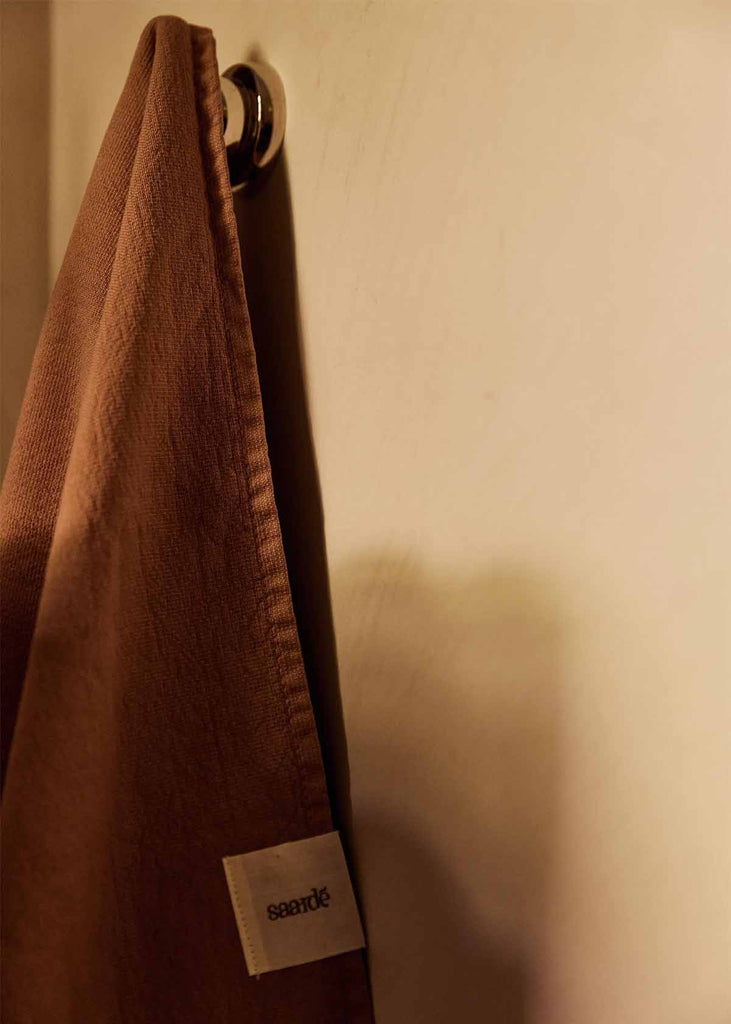 Saardé Vintage Wash Towel Terracotta