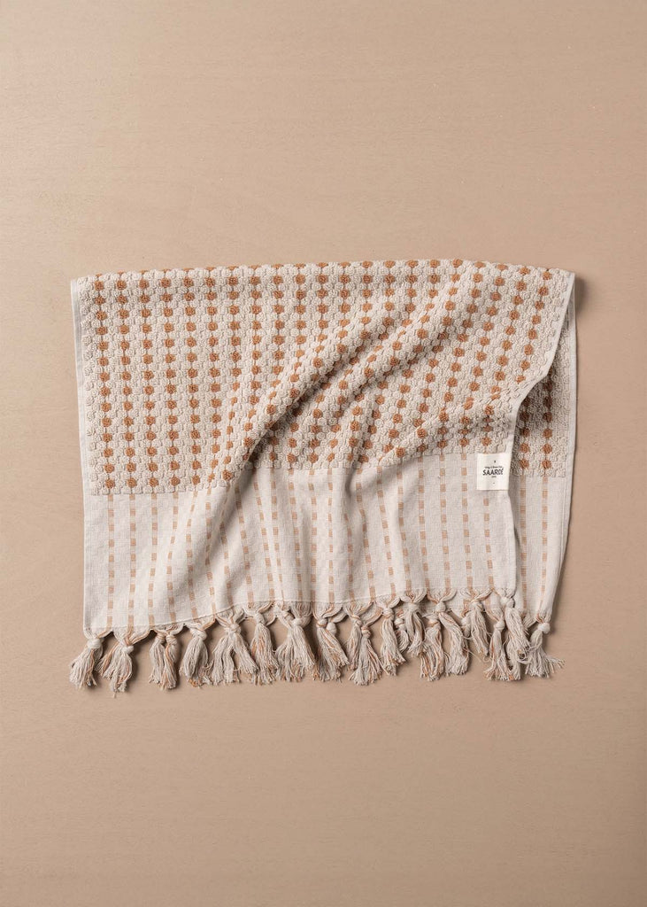 Saarde Chickpea Bath Collection, Stone/Terracotta
