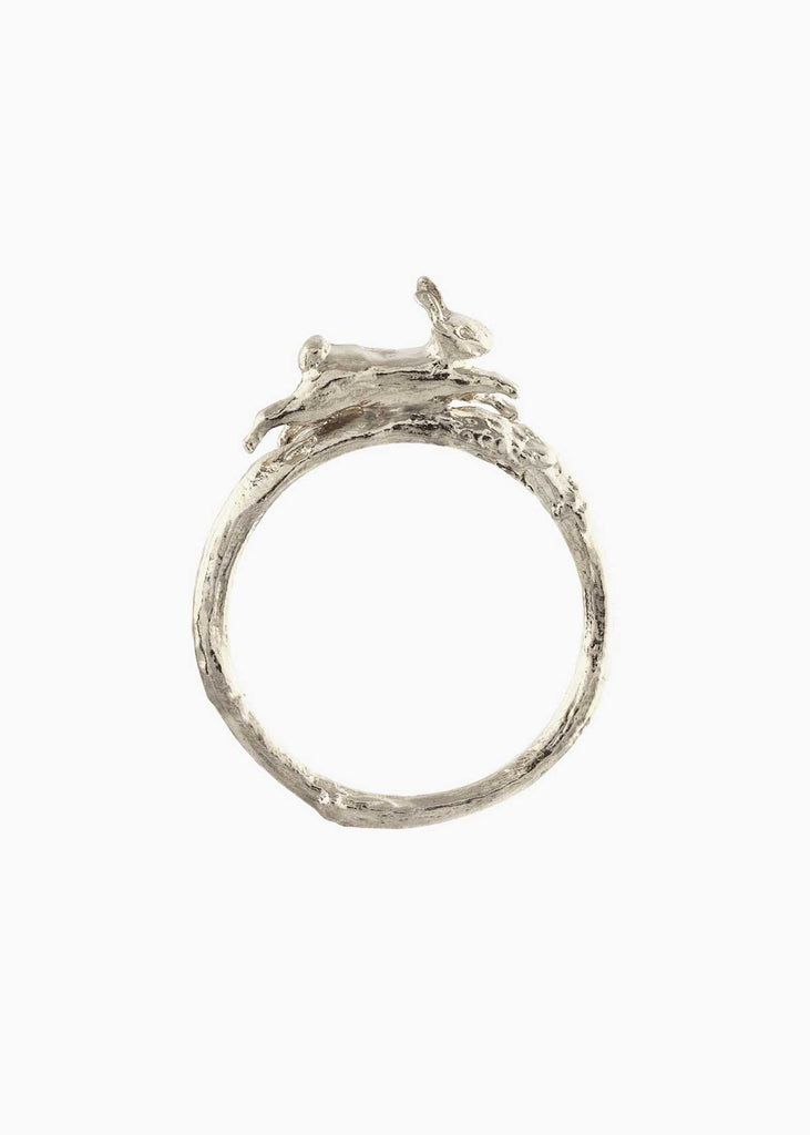 Alex Monroe Leaping Rabbit Ring