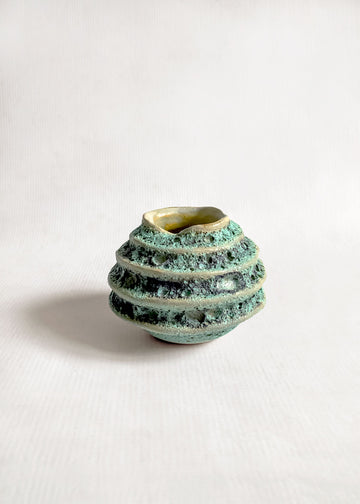 Coral Rock Bud Vase, Moss