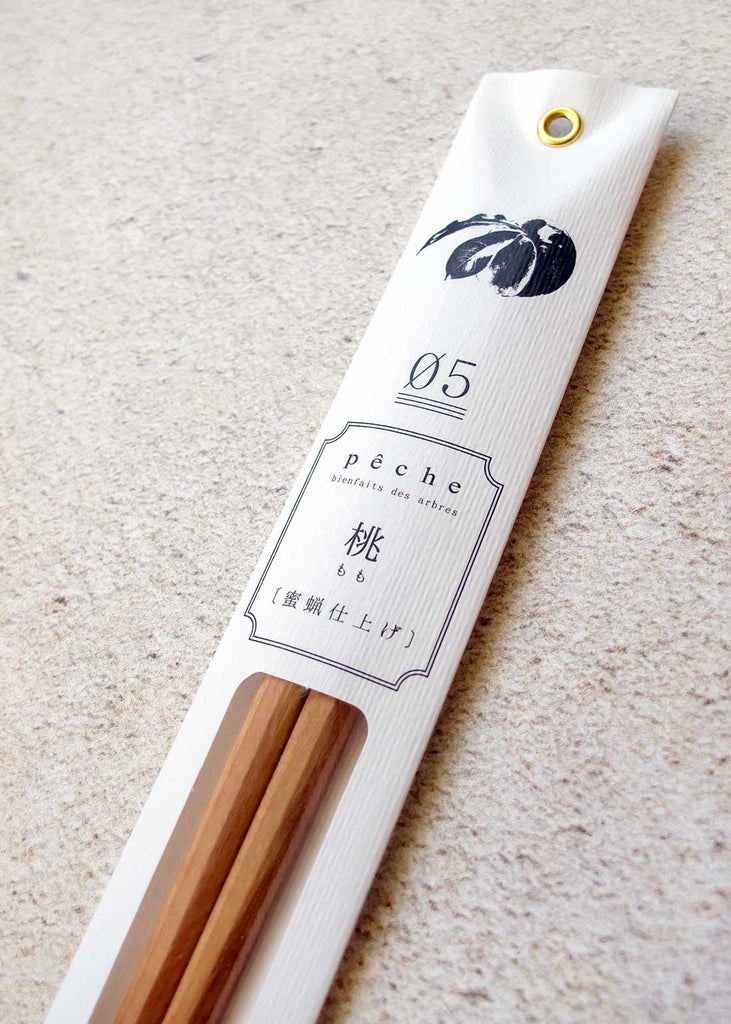 Tetoca Wood Chopsticks, Peach