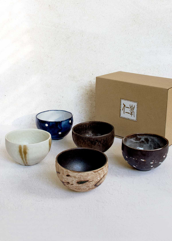 Mino Ware Hinata Bowl Set of 5