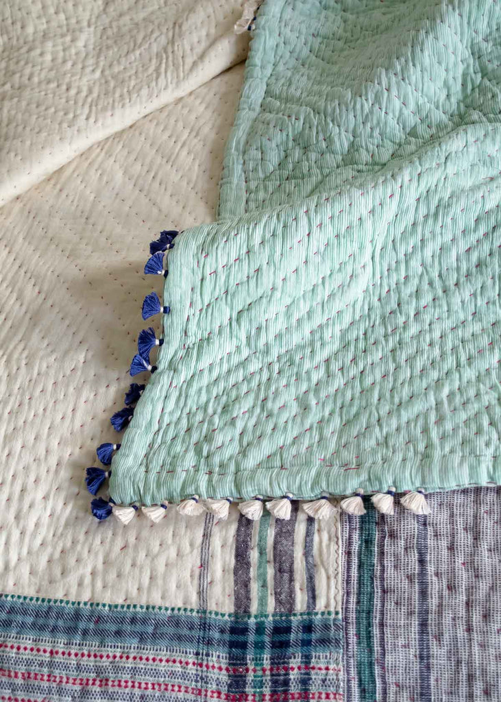 Injiri Ahir Handwoven Quilt, No. 22, Summer Edition