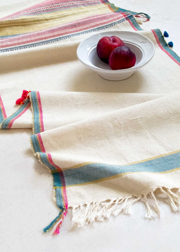 Injiri Hanu Handwoven Cotton Table Runner