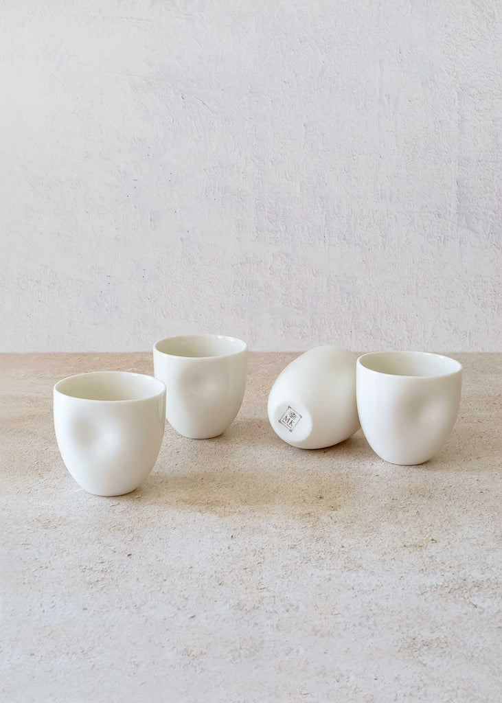 Middle Kingdom Porcelain Unique Cup Set of 4