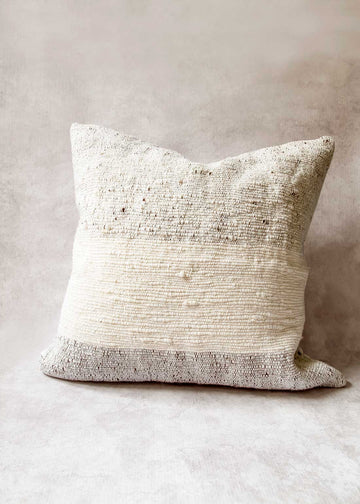 Rocky Road Wool & Cotton 18" Pillow