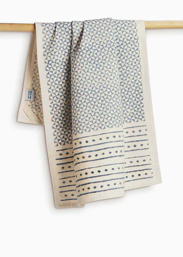 Sustainable Threads Feast Block Printed Dish Towel