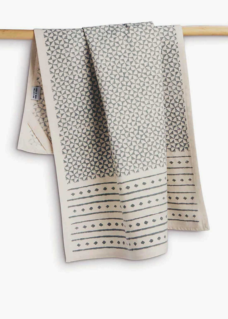 Sustainable Threads Feast Block Printed Dish Towel