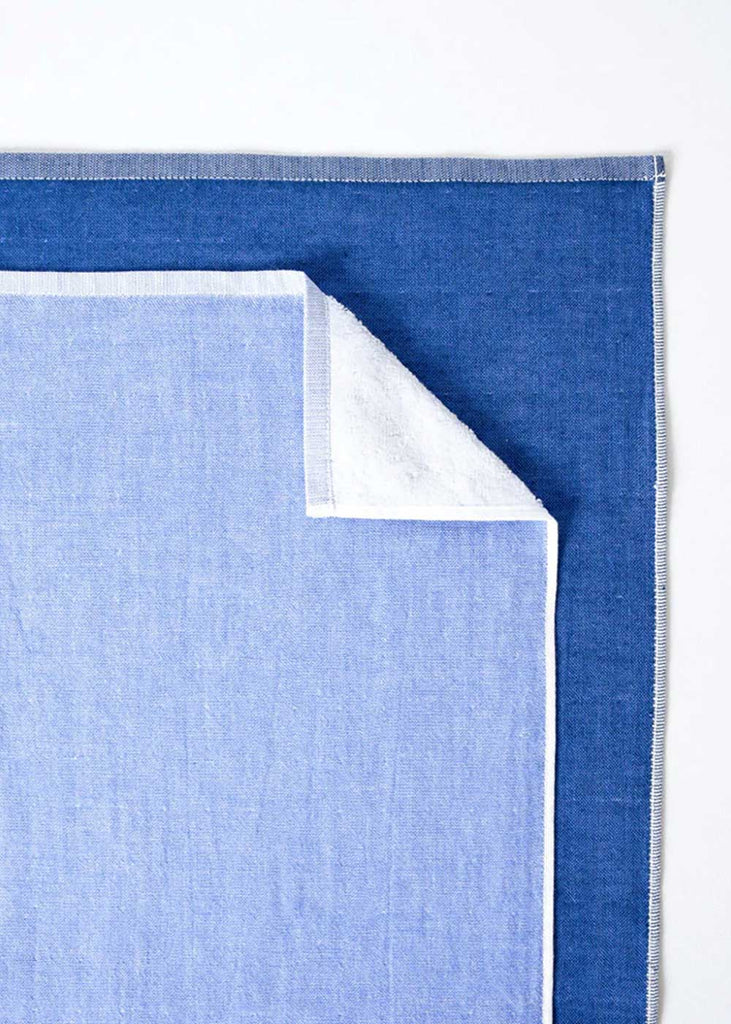 Yoshii Two-Tone Chambray Bath Towel