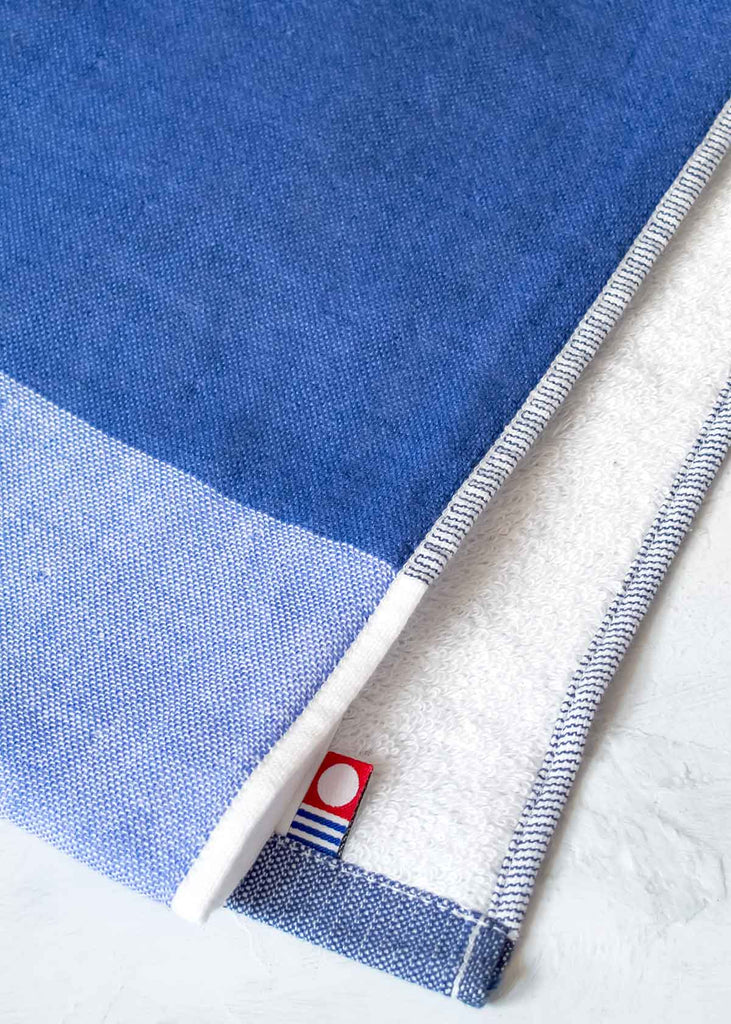 Yoshii Two-Tone Chambray Bath Towel